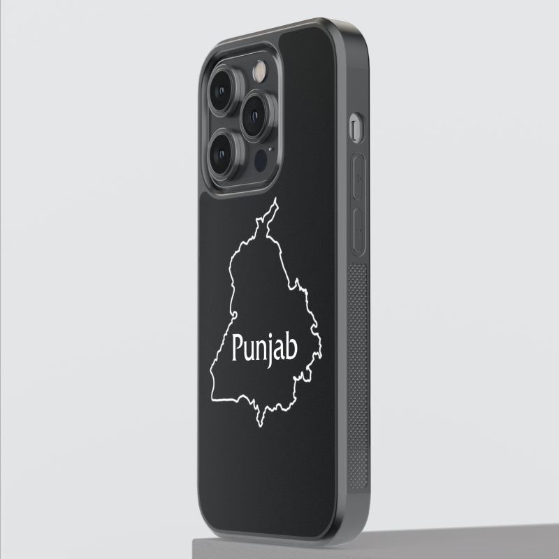 Map of Punjab English iPhone Case