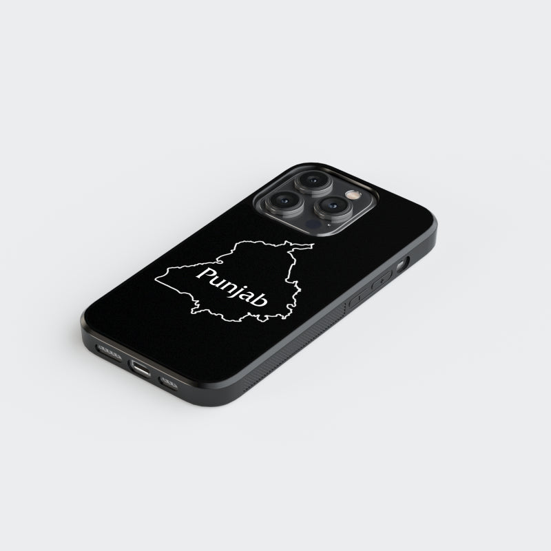 Map of Punjab English iPhone Case