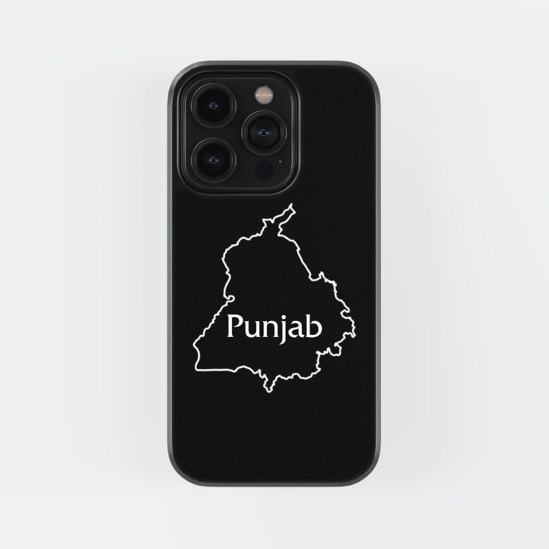 Map of Punjab English iPhone Case