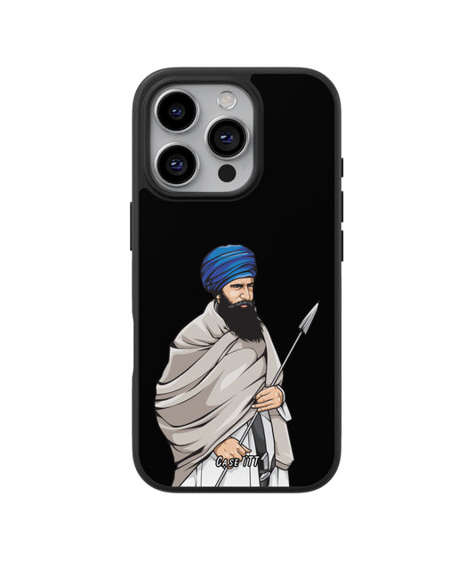 Sant Jarnail Singh Bhindranwale Phone Case (Black)