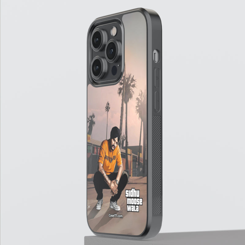 Sidhu Moosewala illustration Phone Cover