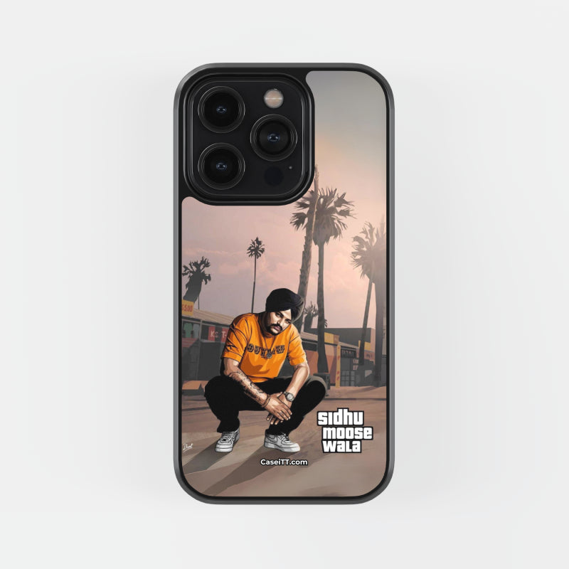 Sidhu Moosewala illustration Phone Cover