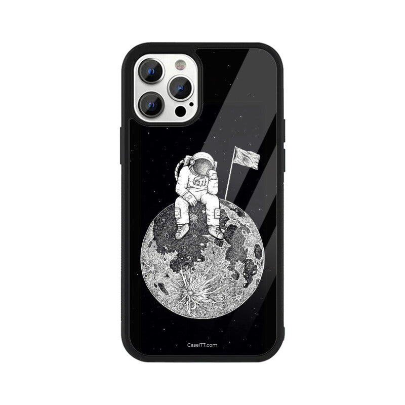 Astronaut Glass Phone Case