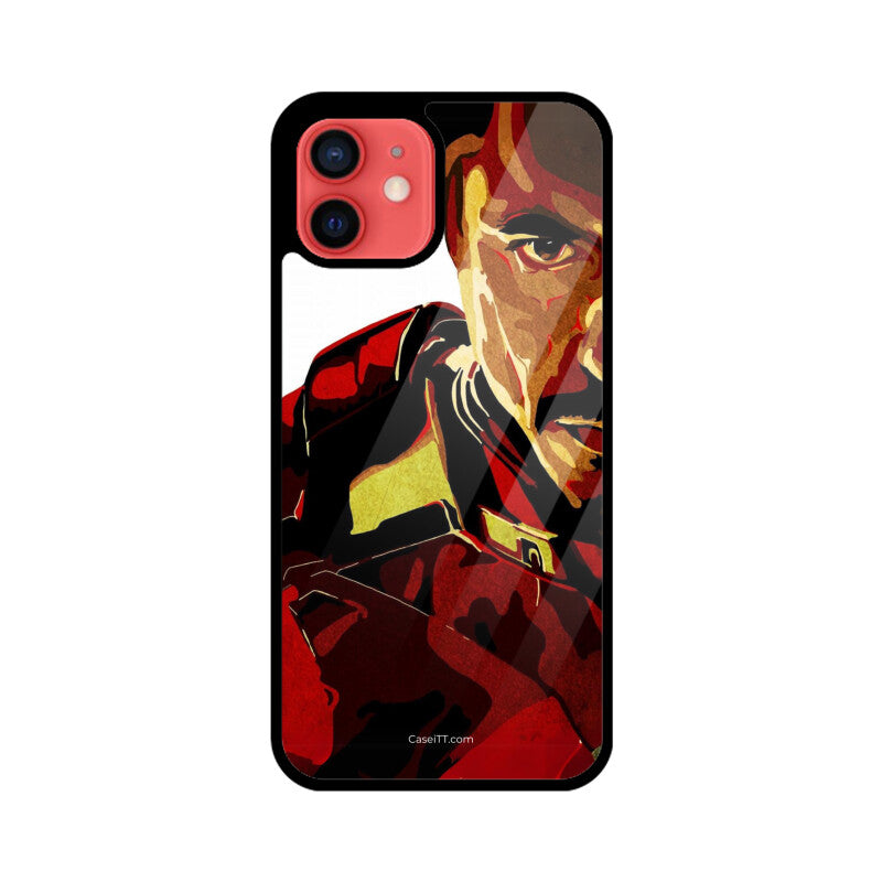 Iron Man Glass Phone Case