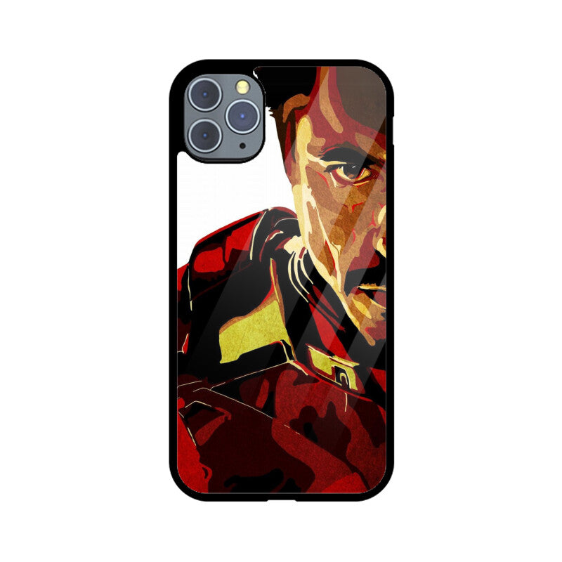 Iron Man Glass Phone Case