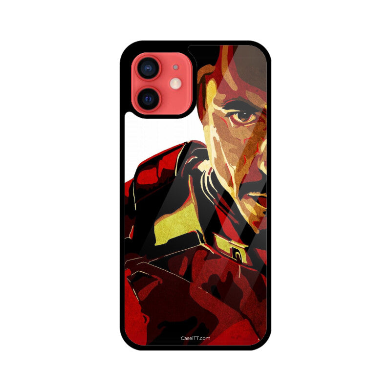 Iron Man Glass Phone Case