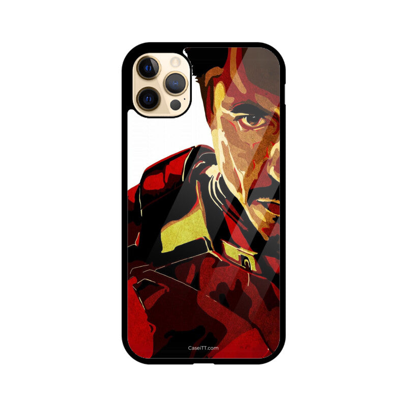 Iron Man Glass Phone Case