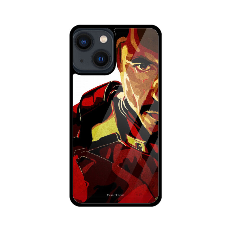 Iron Man Glass Phone Case