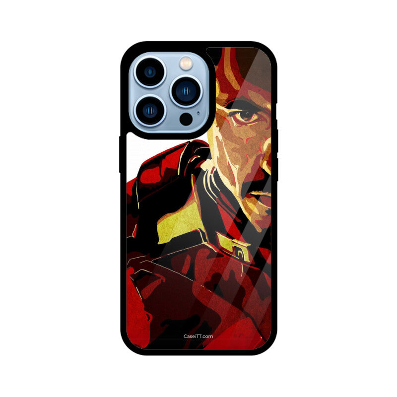 Iron Man Glass Phone Case