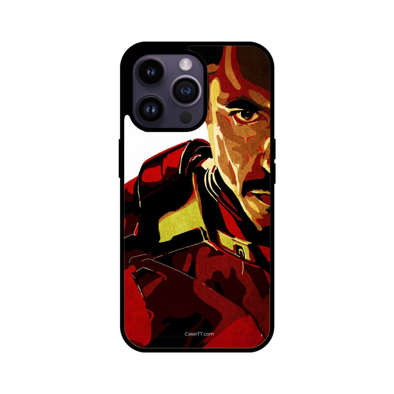 Iron Man Glass Phone Case
