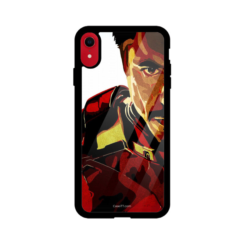 Iron Man Glass Phone Case