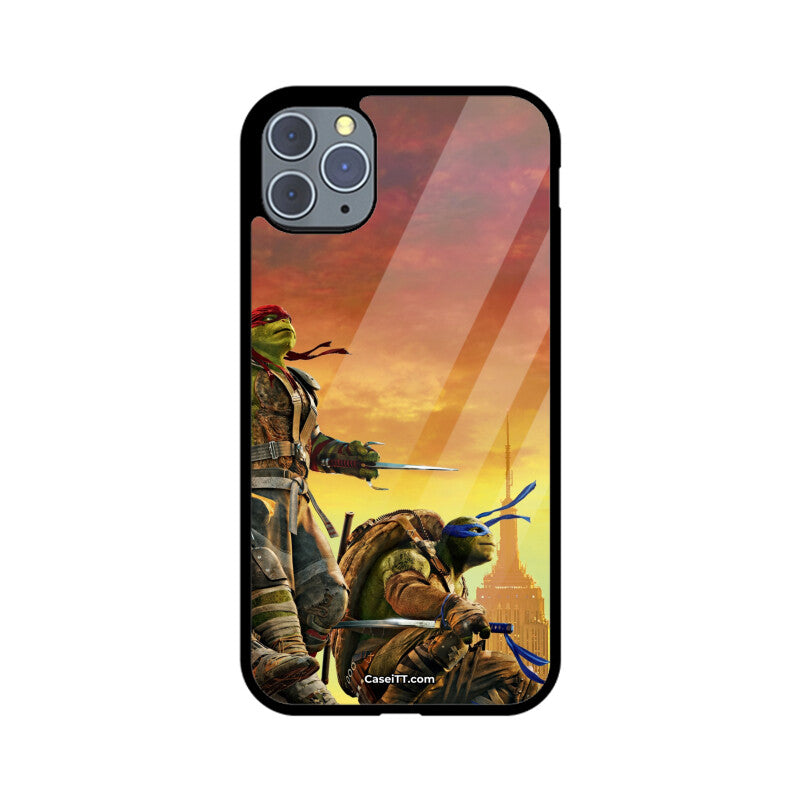Ninja Turtles Glass Phone Case