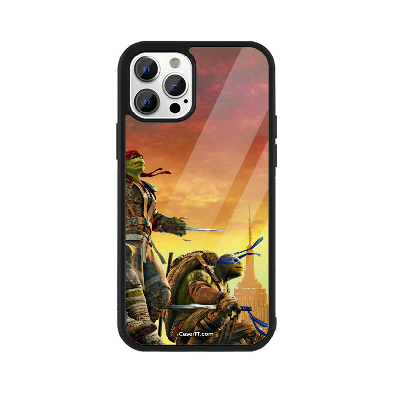 Ninja Turtles Glass Phone Case