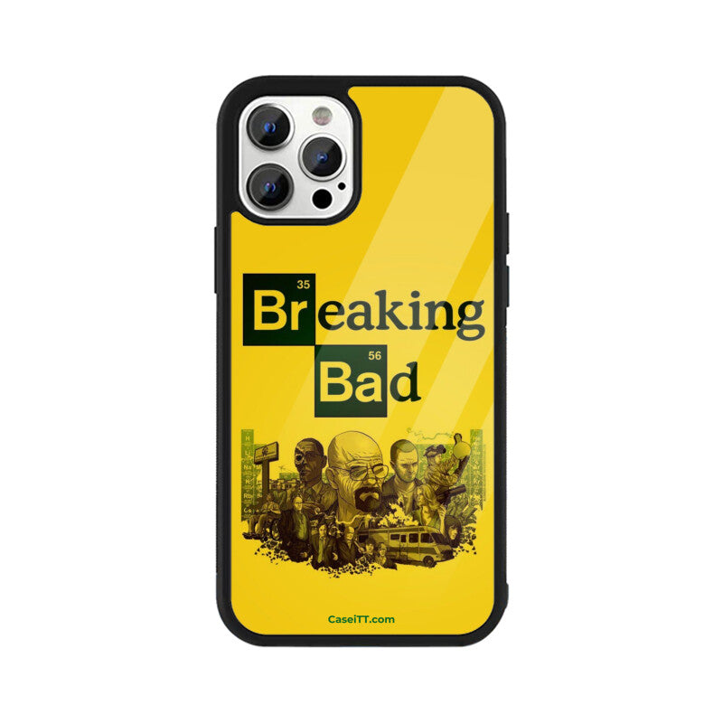 Breaking Bad Logo Glass Phone Case