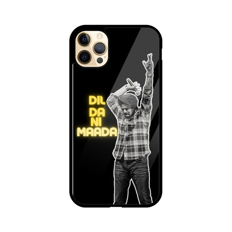 Sidhu Moose Wala Dil Da Ni Maada Golden Phone Case