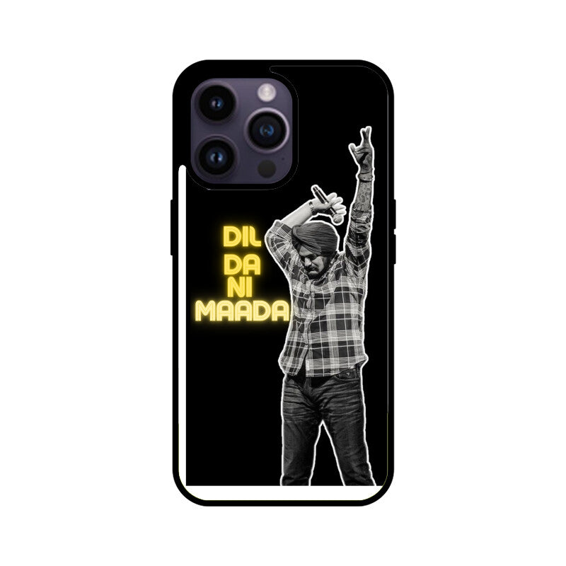 Sidhu Moose Wala Dil Da Ni Maada Golden Phone Case