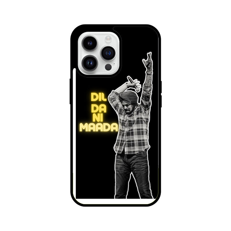 Sidhu Moose Wala Dil Da Ni Maada Golden Phone Case