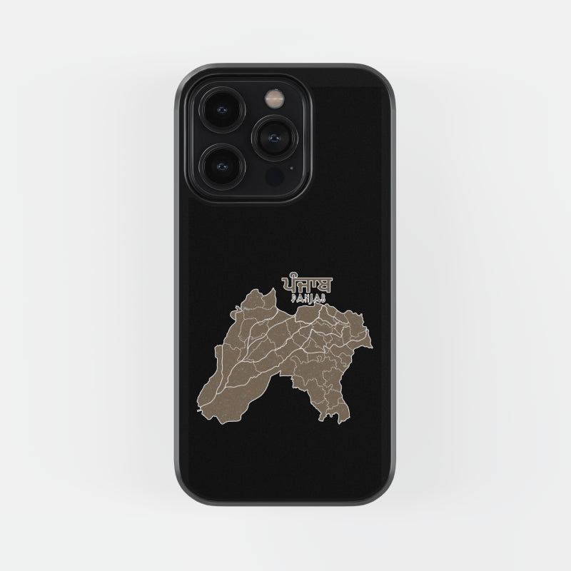 Old Punjab Map Phone Case