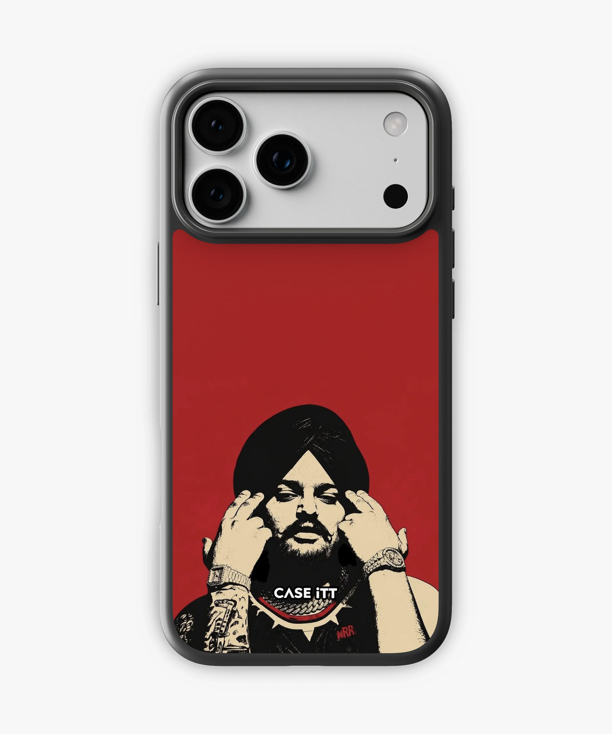 Red Sketch Art - Sidhu Moose Wala Phone Case