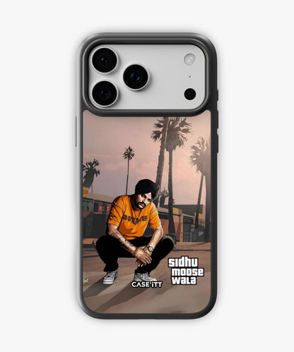 Sidhu Moosewala illustration Phone Cover