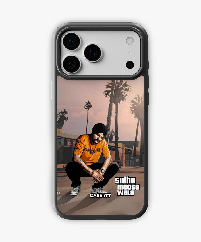 Sidhu Moosewala illustration Phone Cover