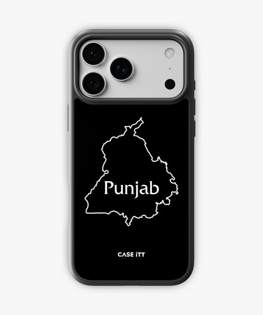Map of Punjab English iPhone Case