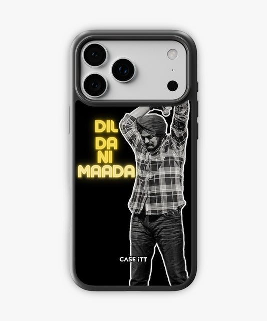 Sidhu Moose Wala Dil Da Ni Maada Golden Phone Case