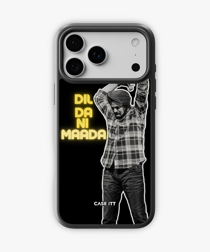 Sidhu Moose Wala Dil Da Ni Maada Golden Phone Case