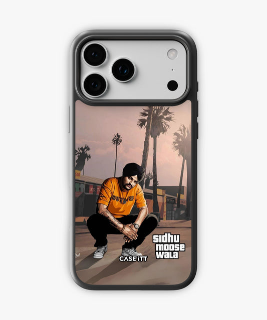 Sidhu Moosewala illustration Phone Cover