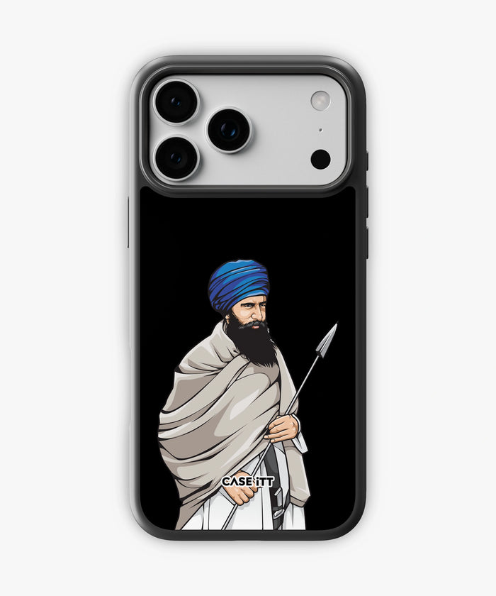 Sant Jarnail Singh Bhindranwale Phone Case (Black)