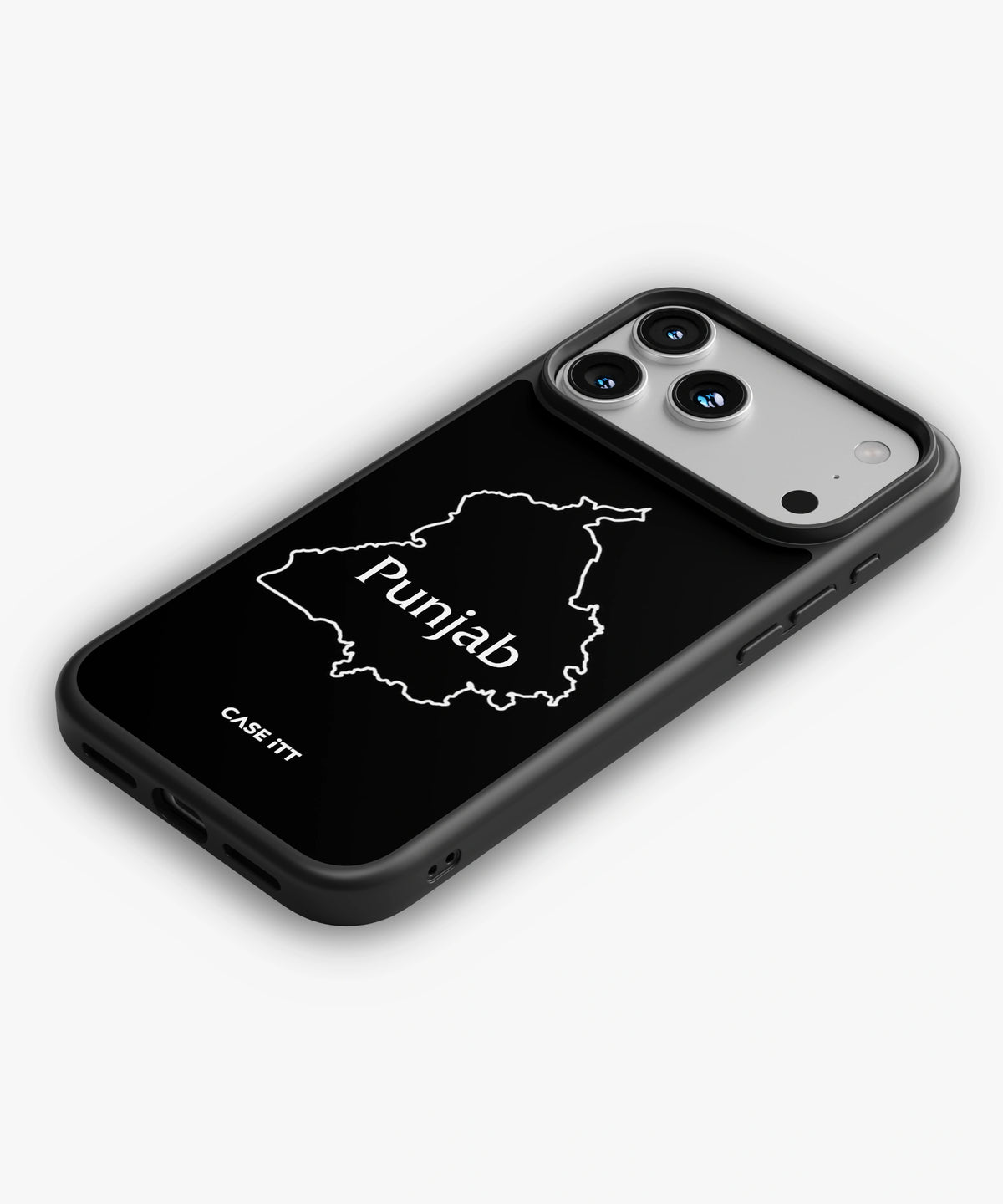 Map of Punjab English iPhone Case - view 2
