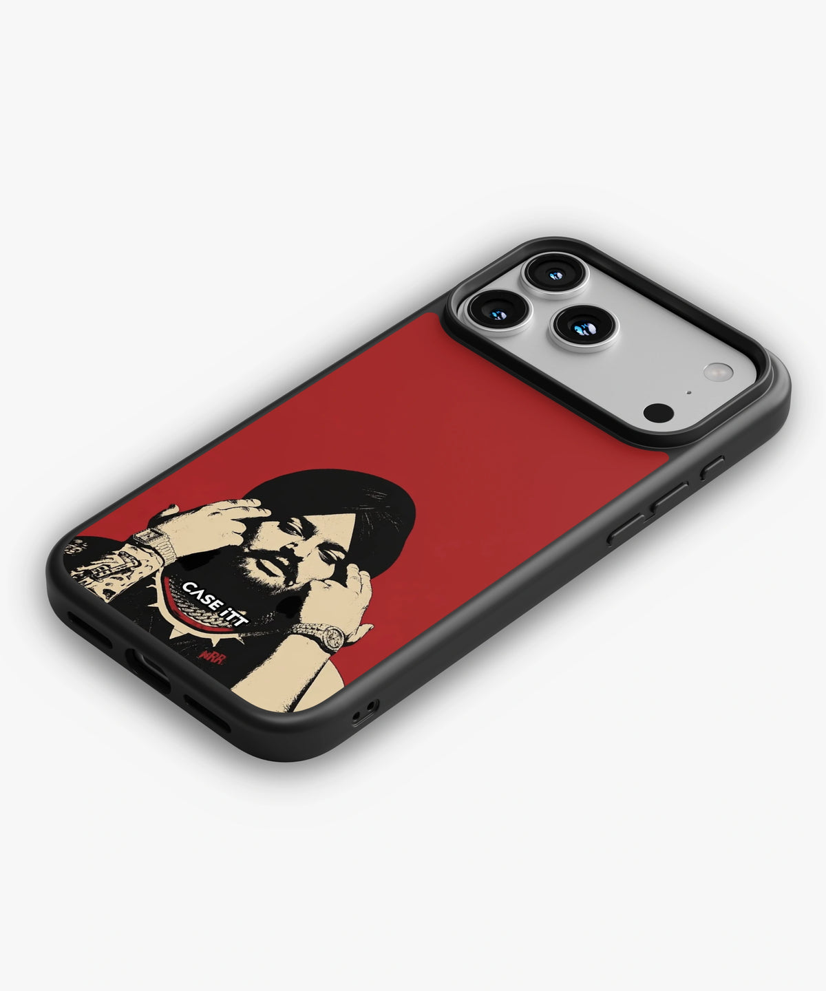 Red Sketch Art - Sidhu Moose Wala Phone Case - view 2
