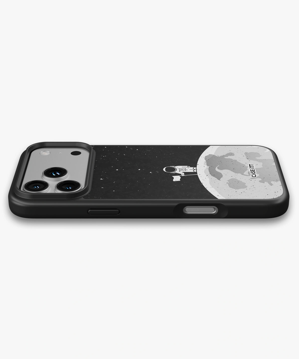 Moon In Space Glass Phone Case - view 3