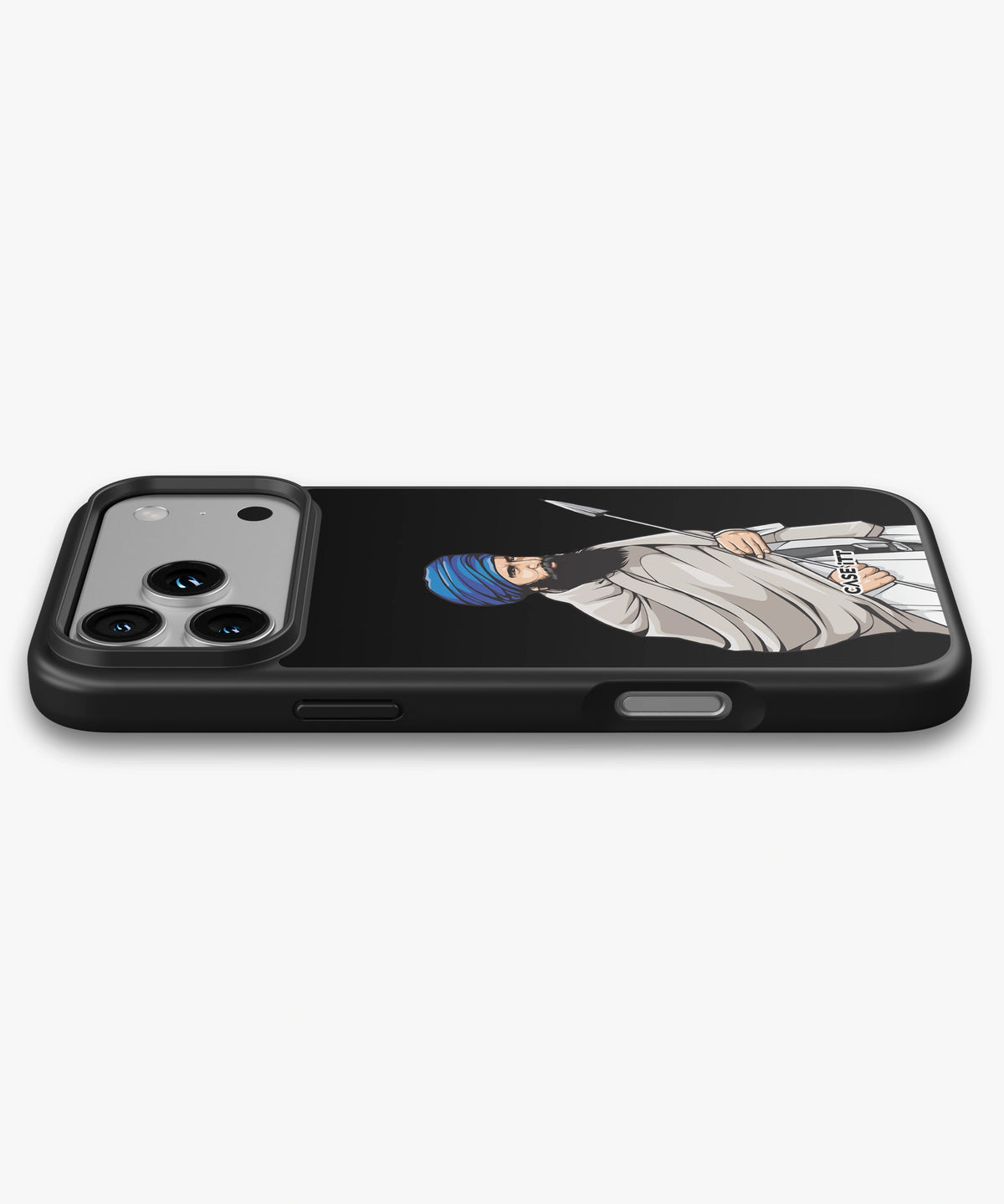 Sant Jarnail Singh Bhindranwale Phone Case (Black) - view 3