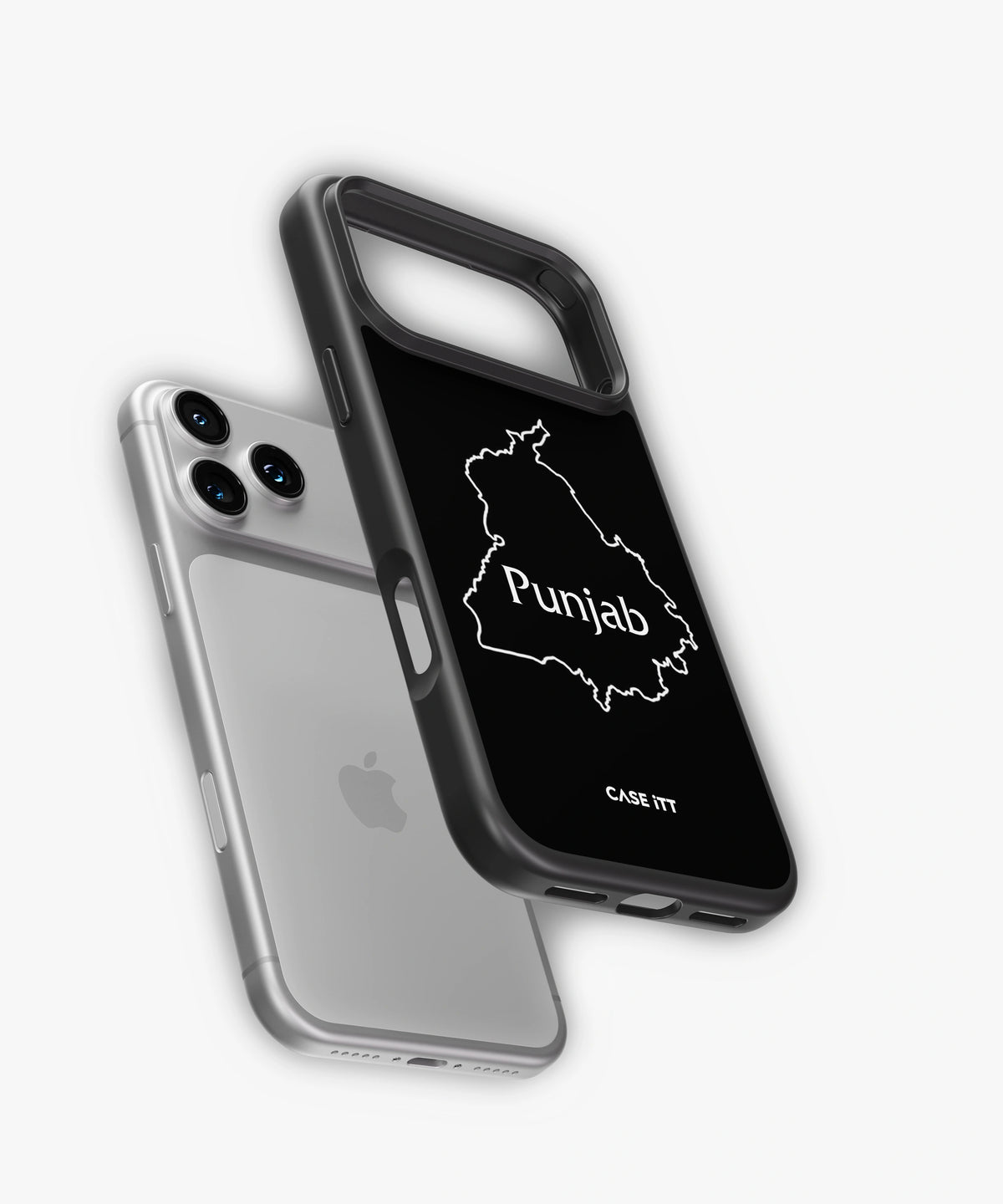 Map of Punjab English iPhone Case - view 4