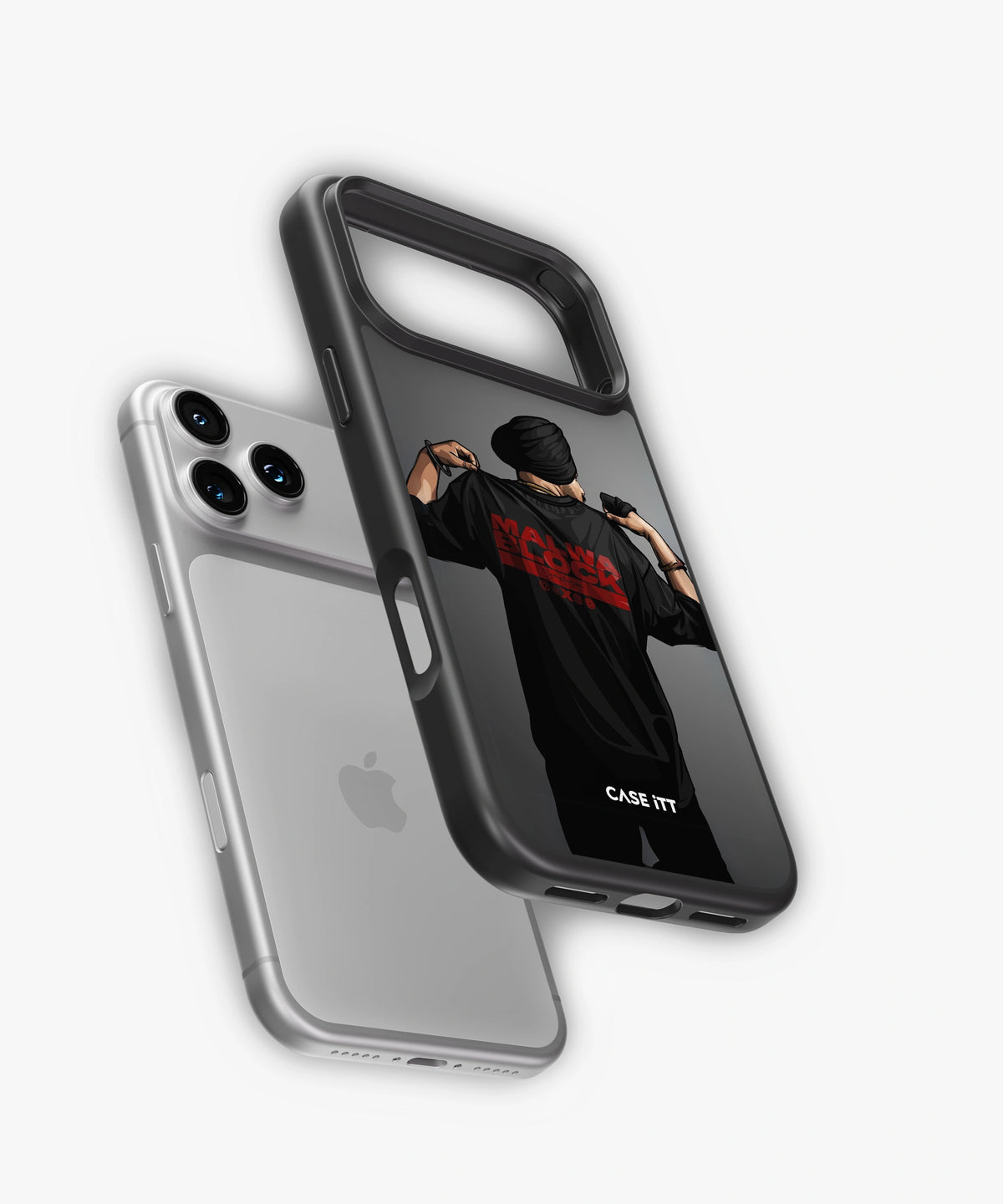 Sidhu Moosewala Malwa Block Glass Phone Case - view 4