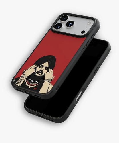 Red Sketch Art - Sidhu Moose Wala Phone Case - view 5