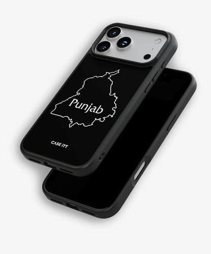 Map of Punjab English iPhone Case - view 5