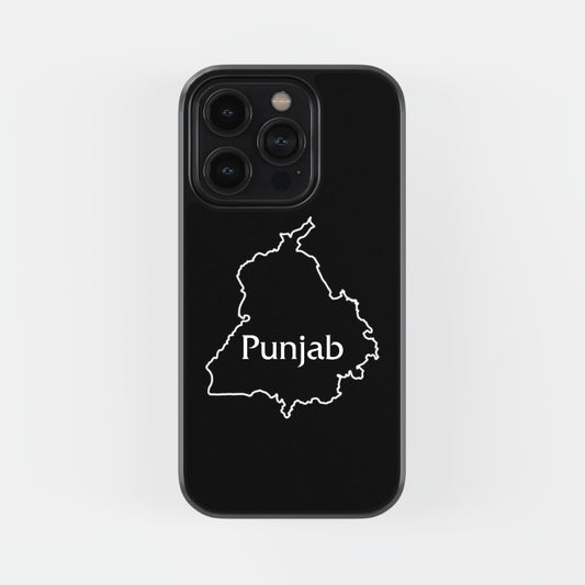Map of Punjab English iPhone Case