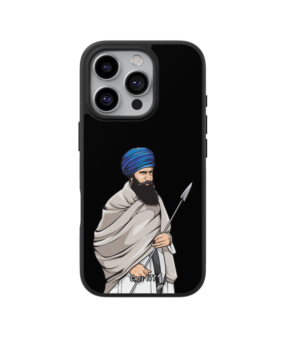 Sant Jarnail Singh Bhindranwale Phone Case (Black)