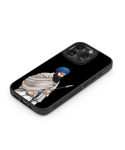 Sant Jarnail Singh Bhindranwale Phone Case (Black)