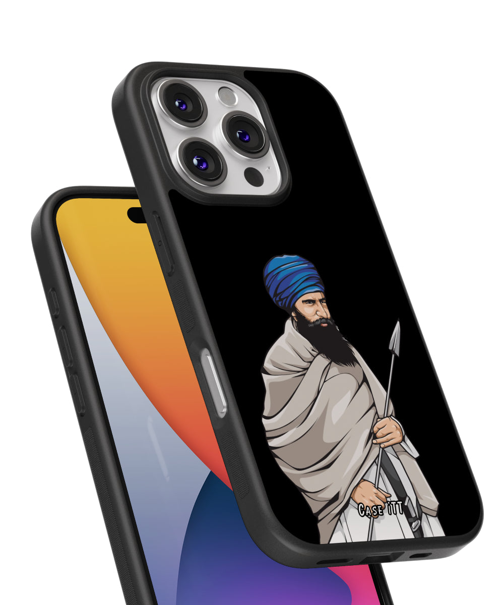 Sant Jarnail Singh Bhindranwale Phone Case (Black)