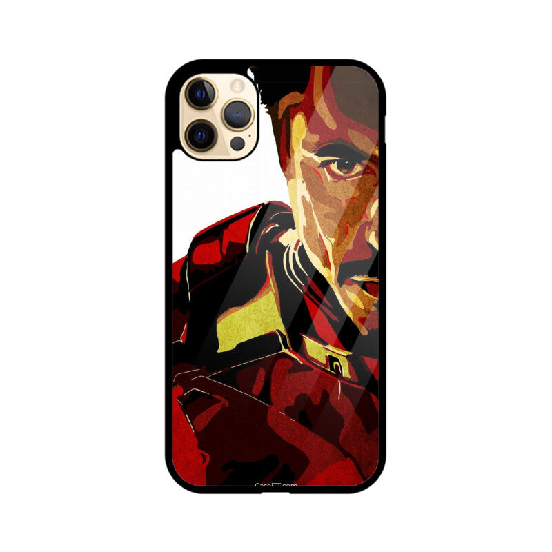 Iron Man Glass Phone Case